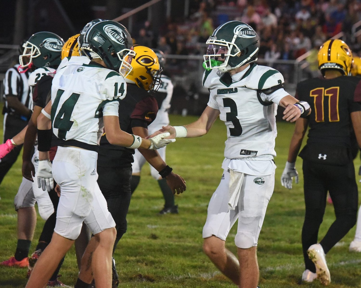 H.S. Roundup: Greenfield football topples Chicopee in season opener (Video)