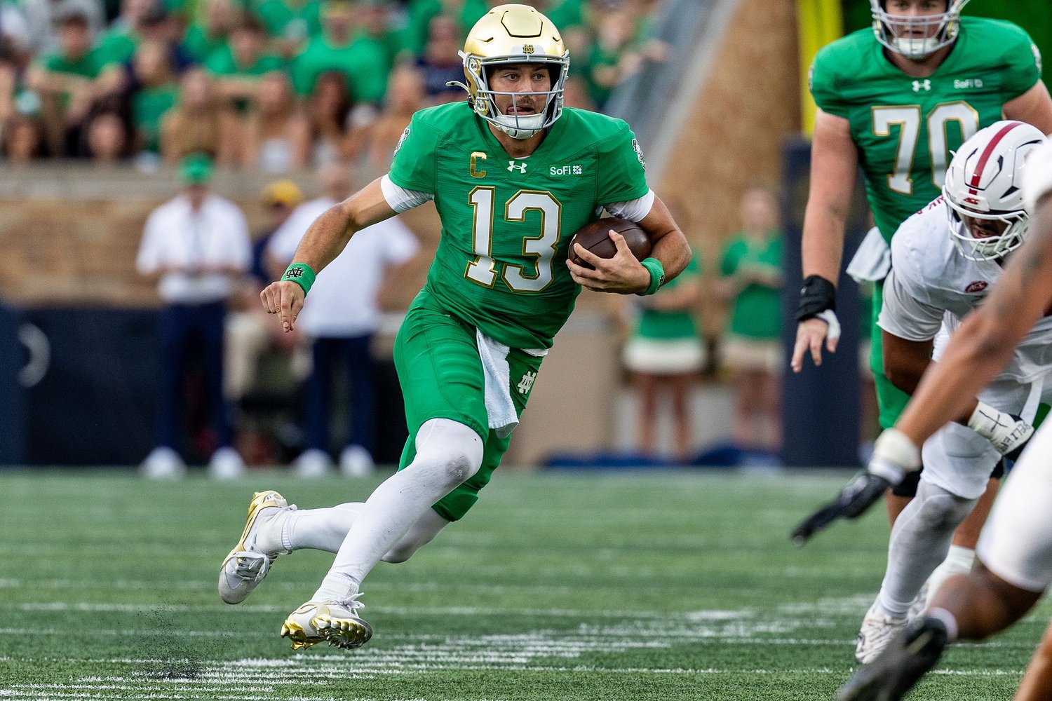 No. 2 Notre Dame heads to No. 8 BYU with surging offense facing challenging test against tough 'D'