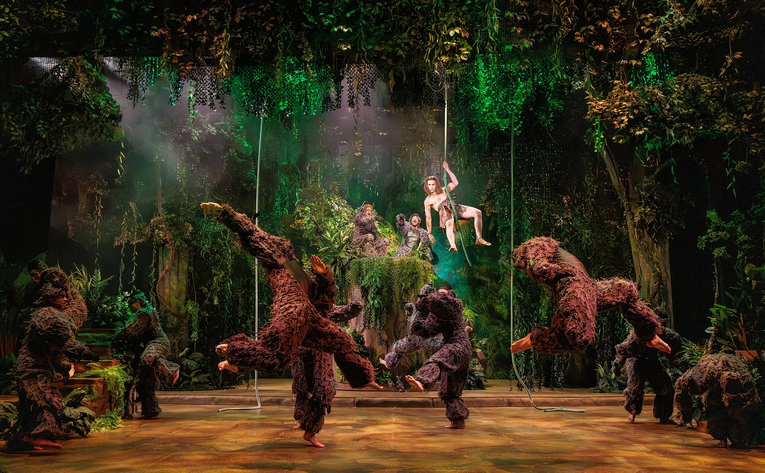 The REV’s ‘Tarzan’ dazzles with immersive jungle set, acrobatic gorillas (theater review)