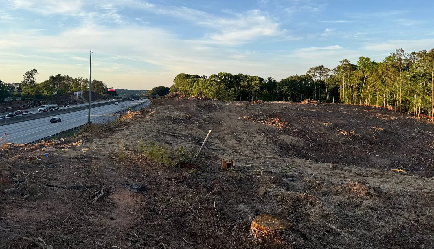 Tree clearing resumes on SR 400 as billion-dollar project moves forward