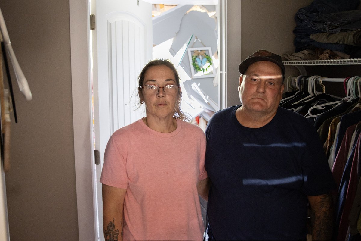 They argued over land rights. Then he tore their house apart with logging equipment.
