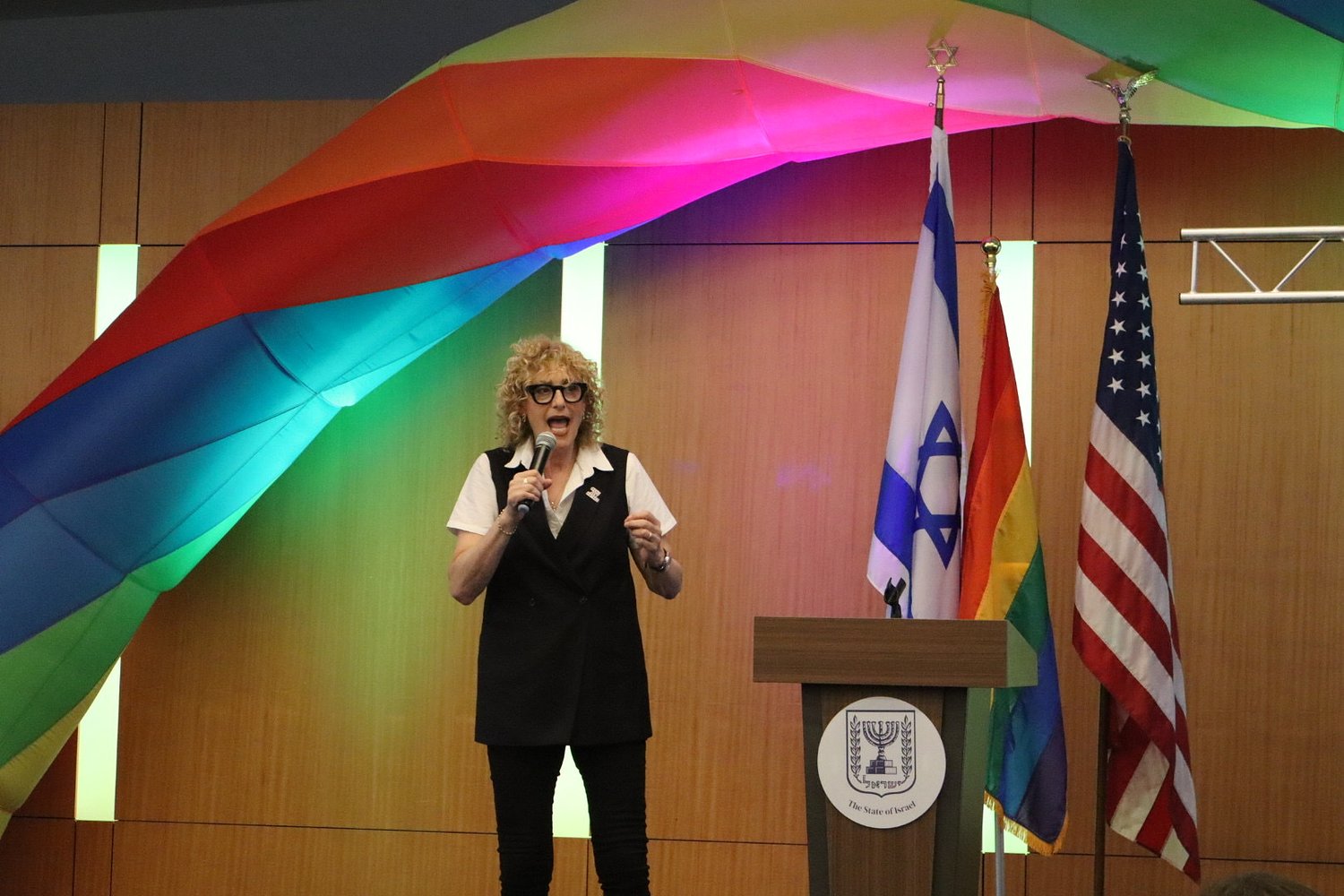 Israeli Embassy hosts Zionist LGBTQ celebration honoring Sarah Milgrim