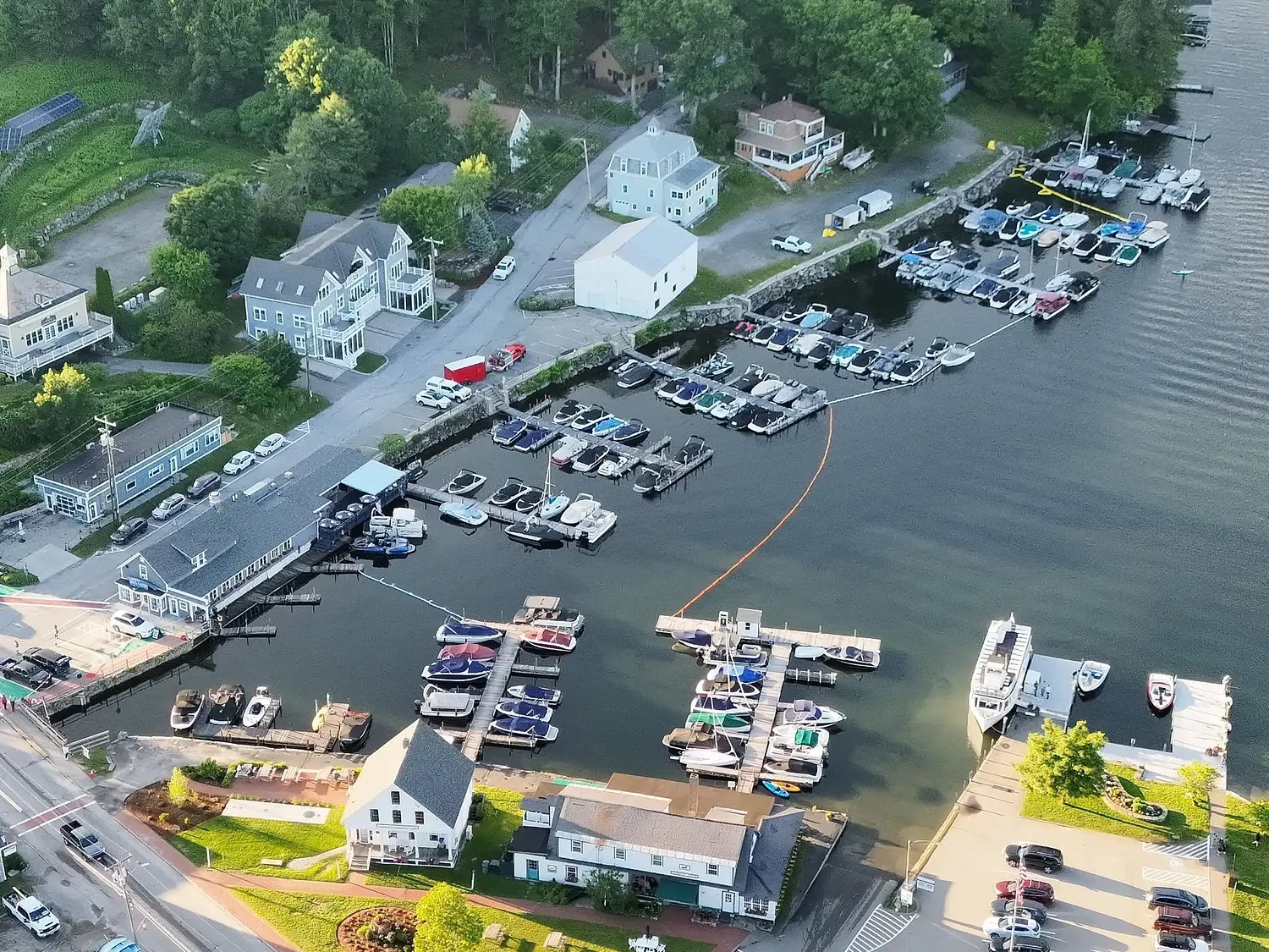 Officials work to contain 'unknown substance' in Sunapee Harbor