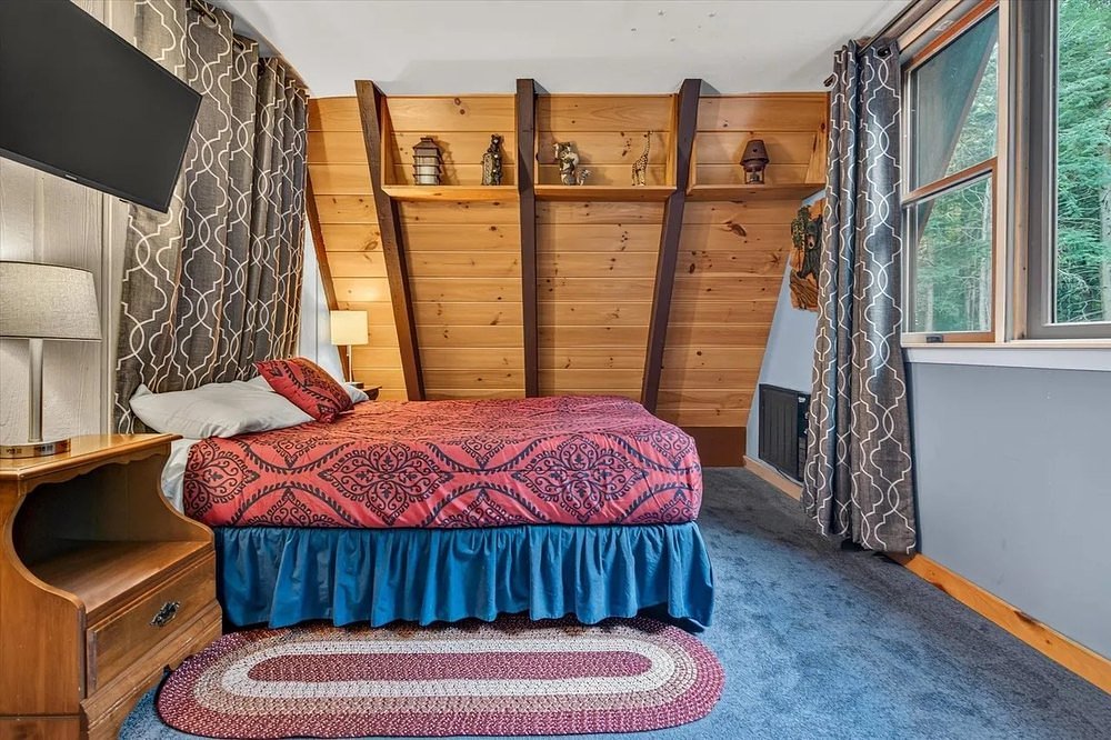 This Turnkey 1960s Vermont A-Frame Comes Fully Furnished for $399K-Firewood Included