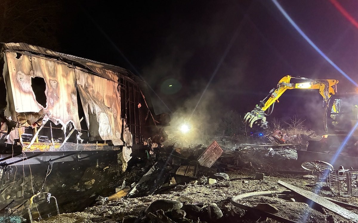 Fire destroys Skowhegan home