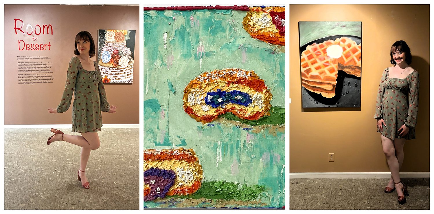 Cleveland art student uses dessert paintings to explore eating disorders