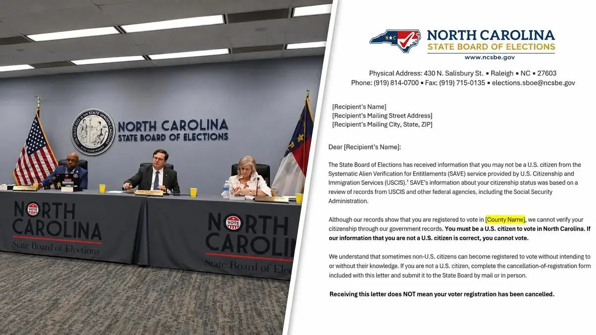 ¿Qué hacer si recibe la carta sobre ciudadanía que enviarán a 1,392 votantes de Carolina del Norte?