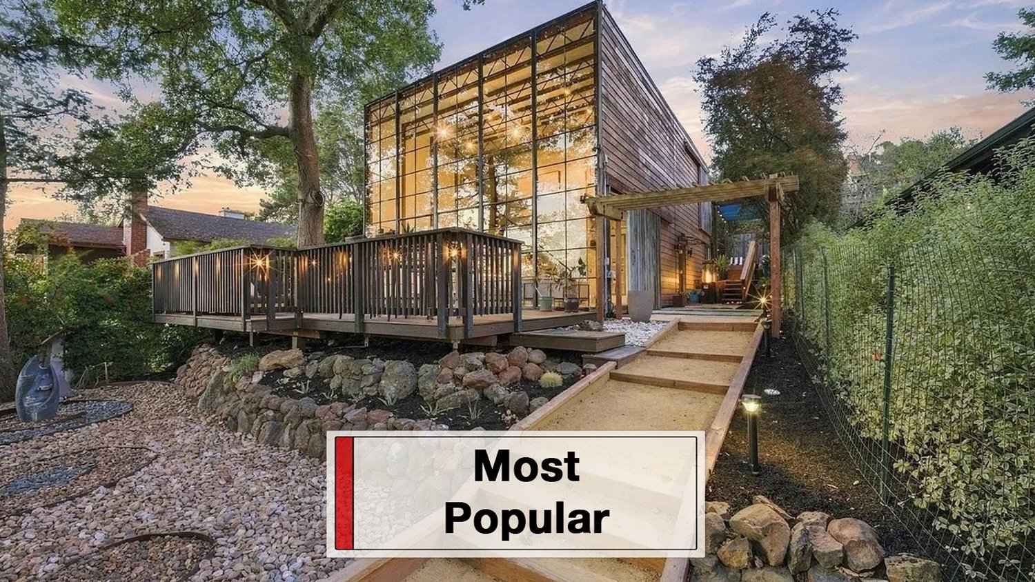 A 1970s Berkeley Glass House Built for a Photographer Just Became the Week's Most Popular Home
