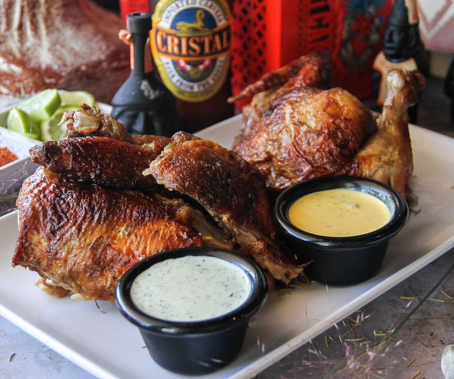 A by-the-numbers breakdown of a whole rotisserie chicken from Peruvian restaurant Las Brasas