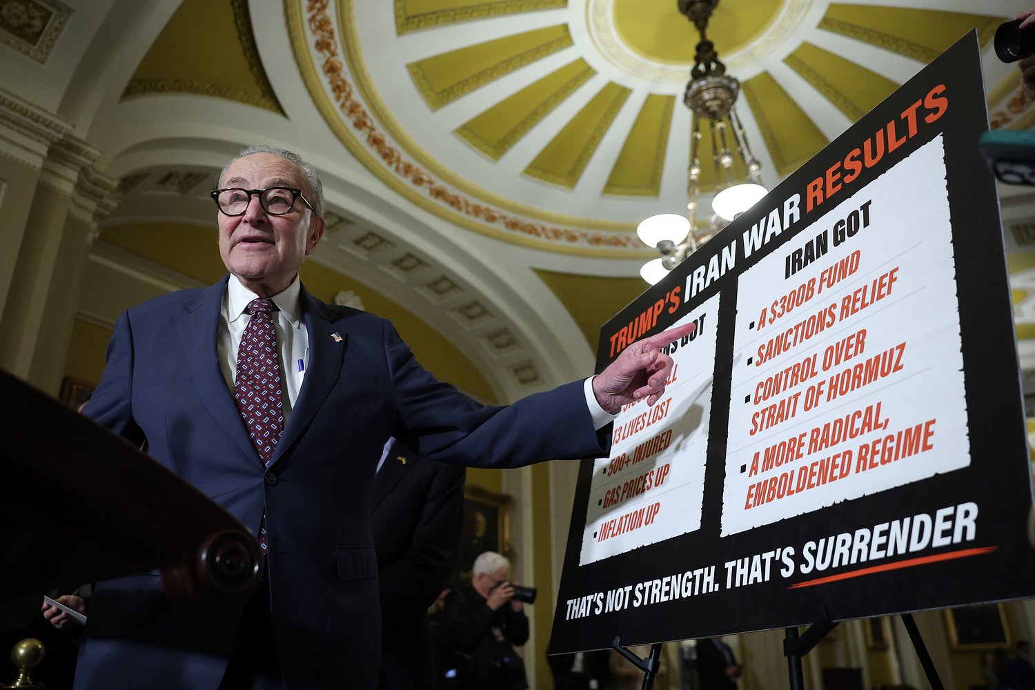 Democrats denounce Trump’s return to Iran war