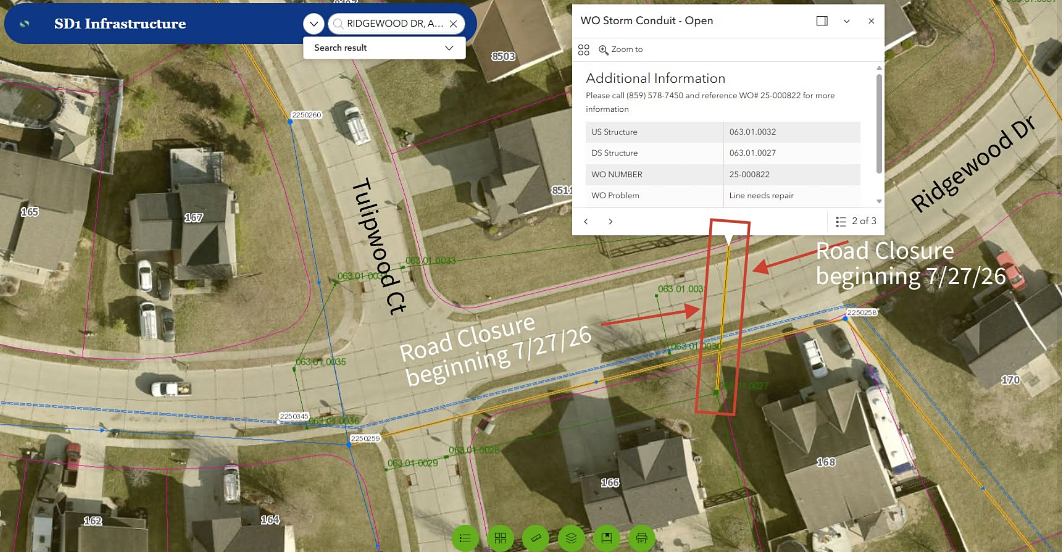 Ridgewood Drive in Alexandria to close for one week
