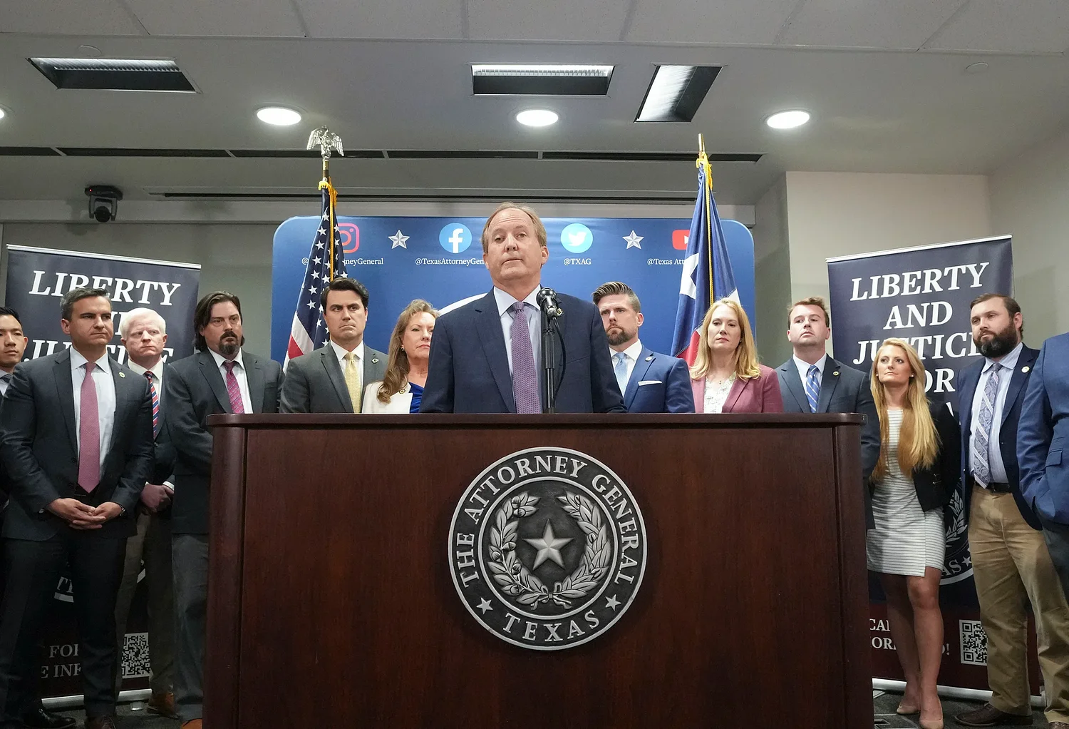 How suing Biden more than 100 times fueled Ken Paxton's rise and reshaped Texans' lives