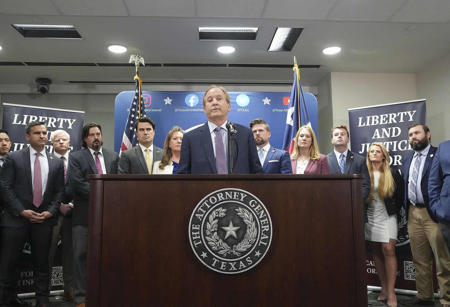 How suing Biden more than 100 times fueled Ken Paxton's rise and reshaped Texans' lives