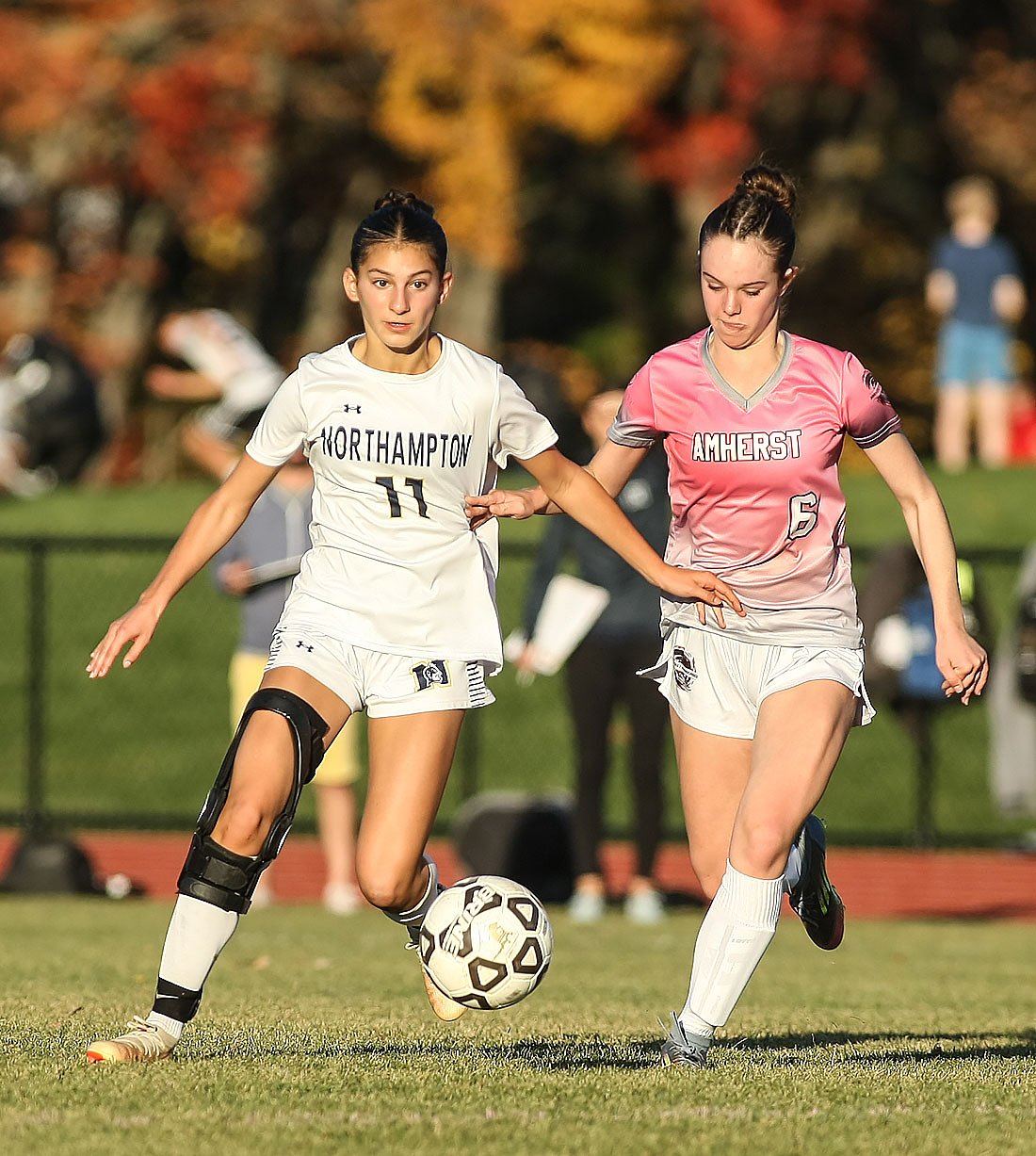 WMass Girls Soccer Roundup: Lilah Sage, Annalise Oravec lead Northampton to win over Amherst (photos)