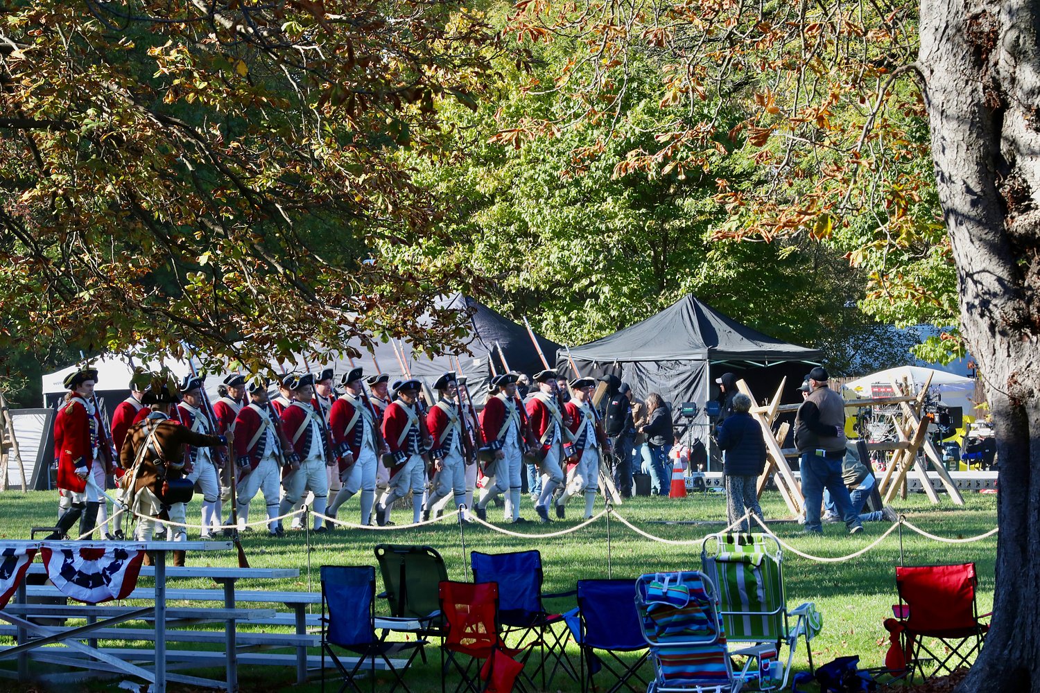 The British are coming? Filming of CBS crime drama brings colonial battleground to Staten Island