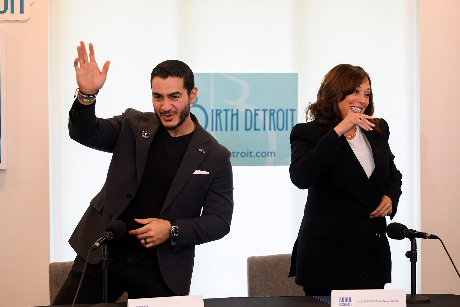 Kamala Harris, Abdul El-Sayed focus on Black maternal health at Detroit event