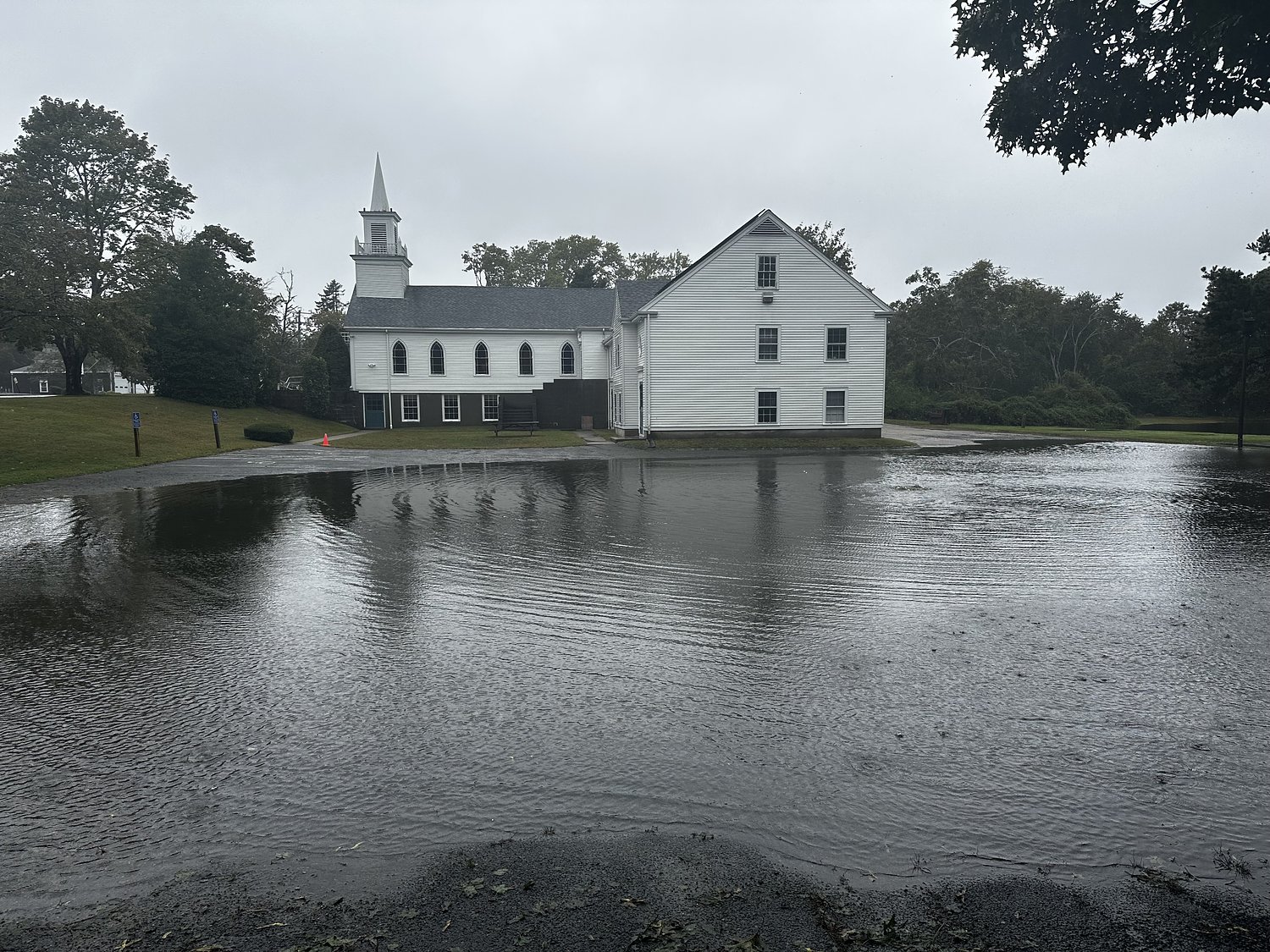 How much rain has fallen across Massachusetts during the nor’easter as of Sunday