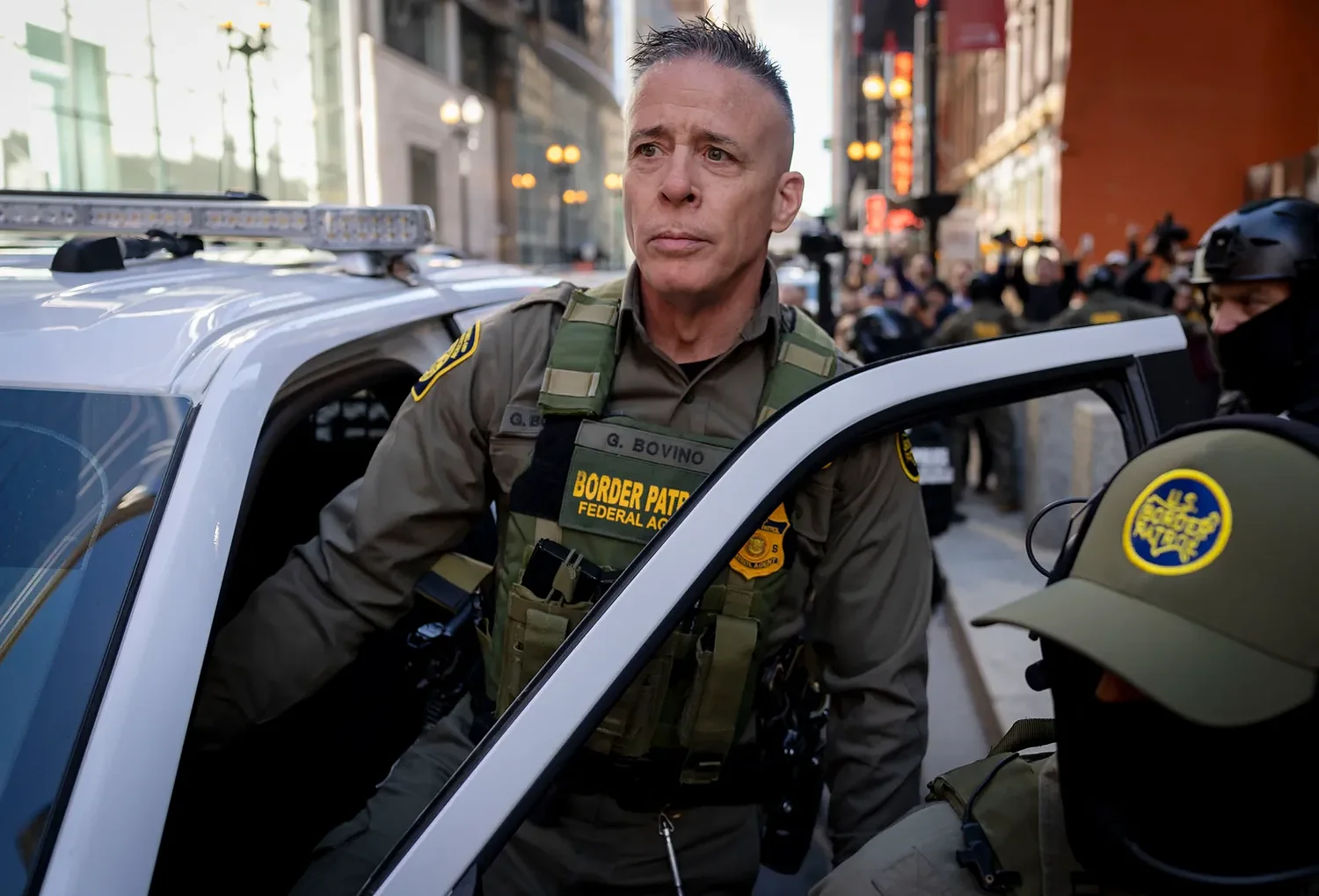 Bovino was under internal investigation by Border Patrol when he retired, newly released records show