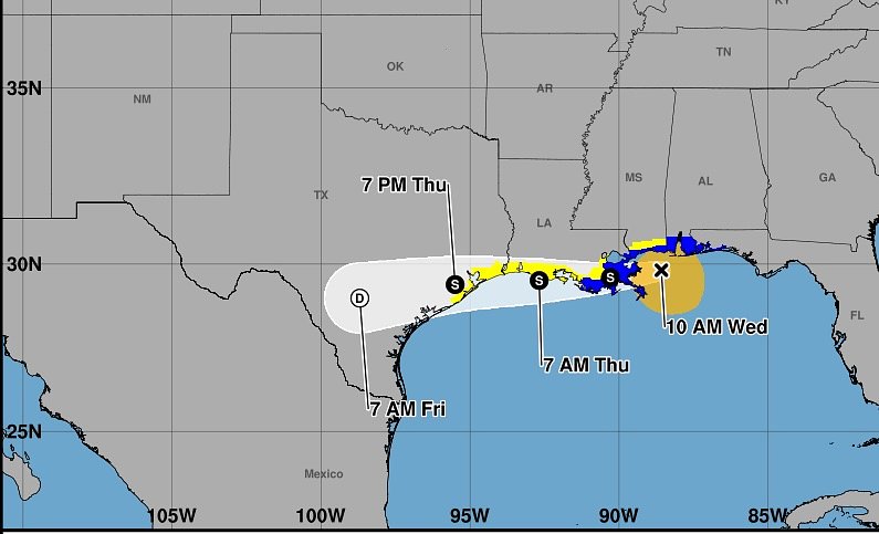 Tropical Storm Bertha makes landfall in St. Bernard Parish