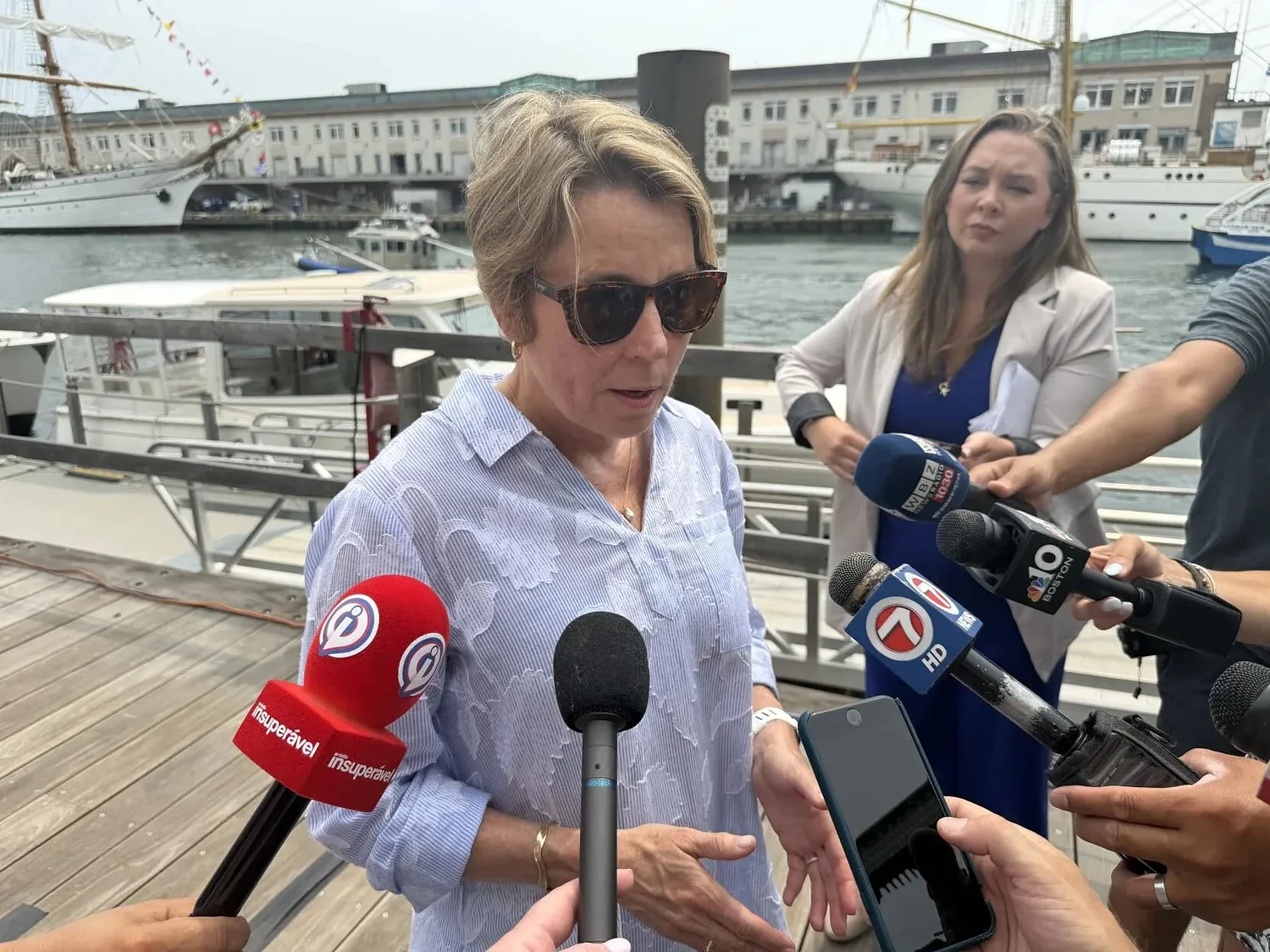 Healey renews calls to rein in ICE after fatal Maine shooting