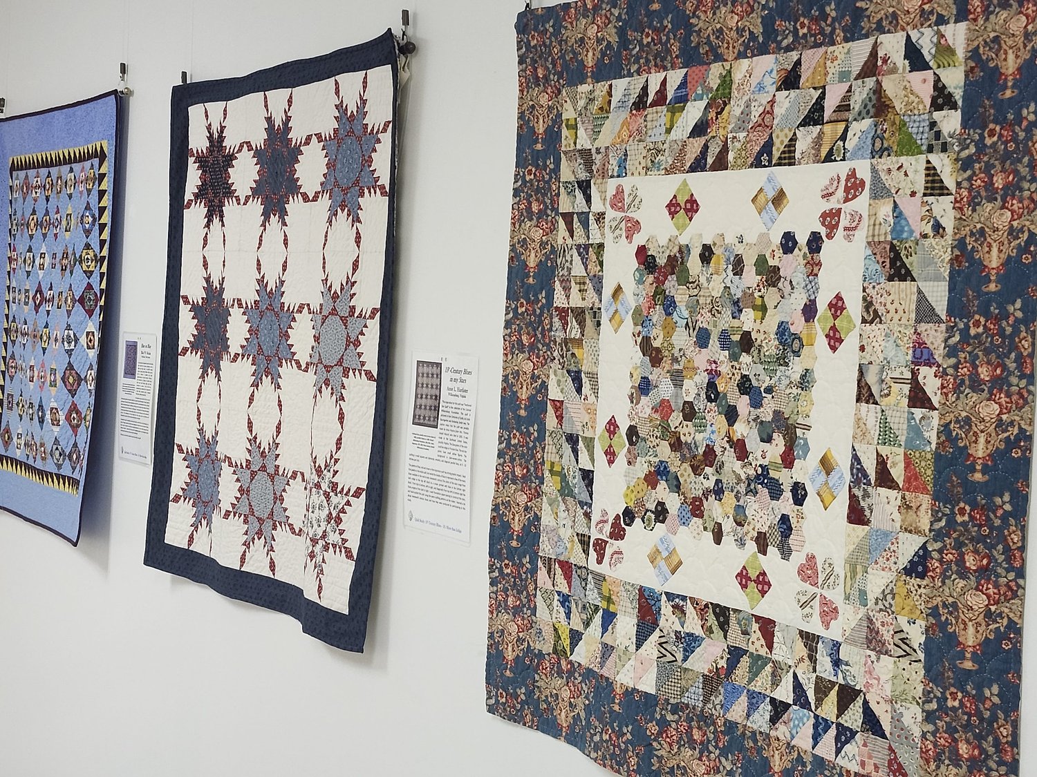 Nine quilts give national 'Nineteenth-Century Blues' tour Georgia threads