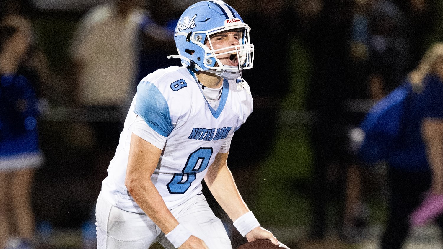 Notre Dame football uses big first half to beat Robbinsville and remain undefeated
