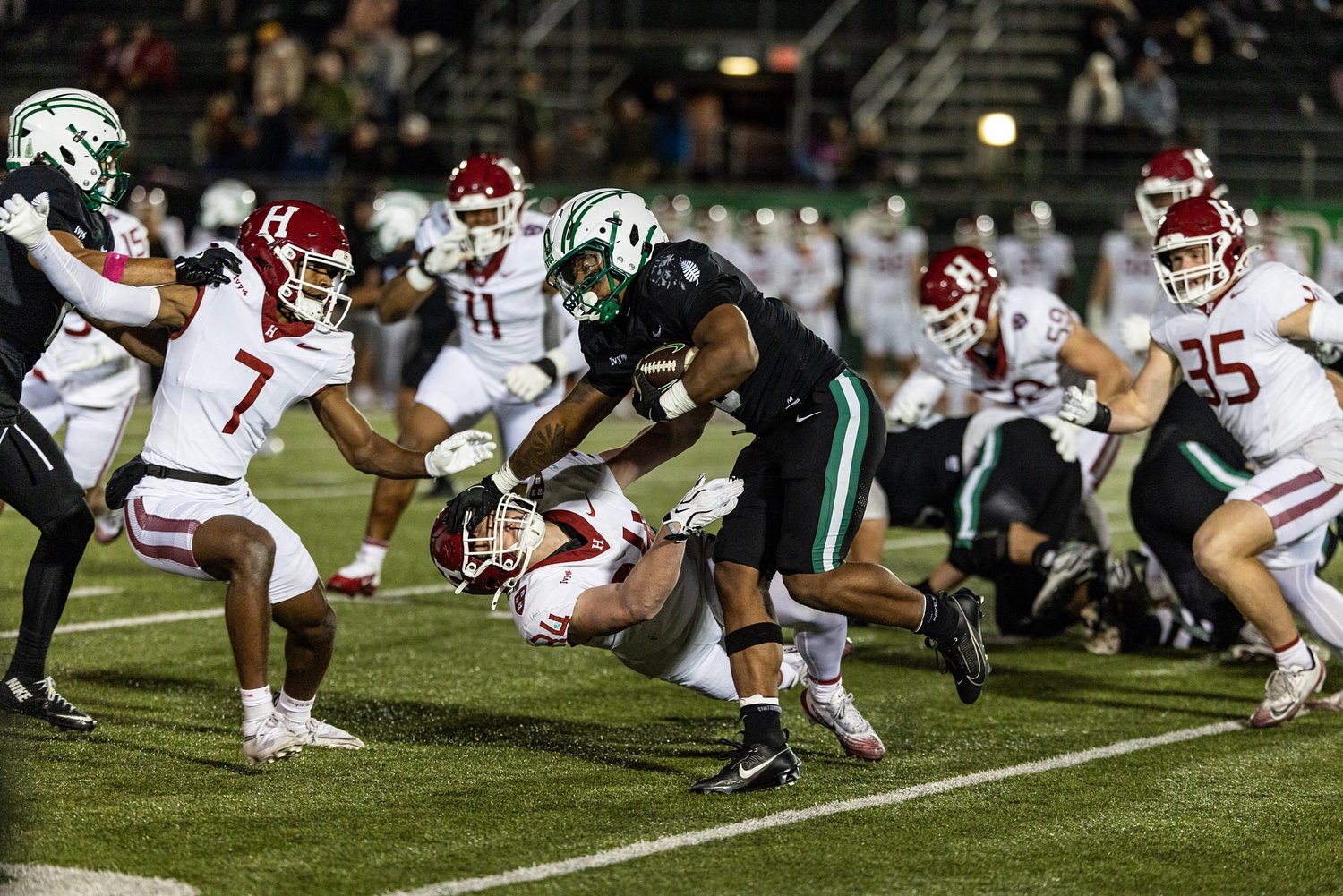 Dartmouth football knocks off undefeated Harvard