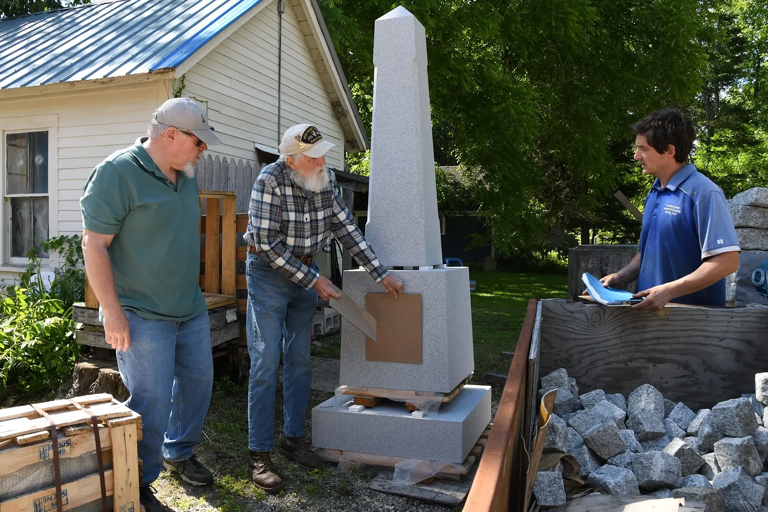 Revolutionary War monument nears completion in Lyndeborough