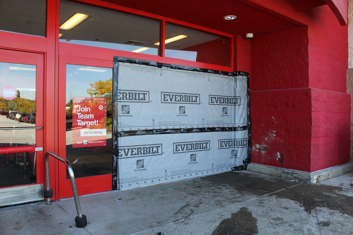 Car crashes into Concord Target, leaving three injured