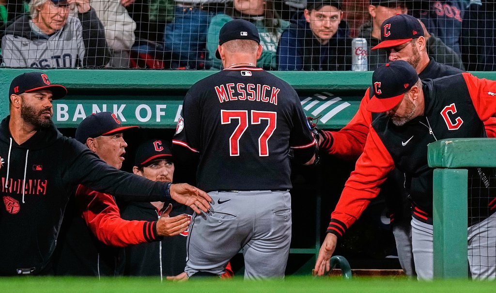 Guardians rookie Parker Messick delivers under pressure in first Fenway start