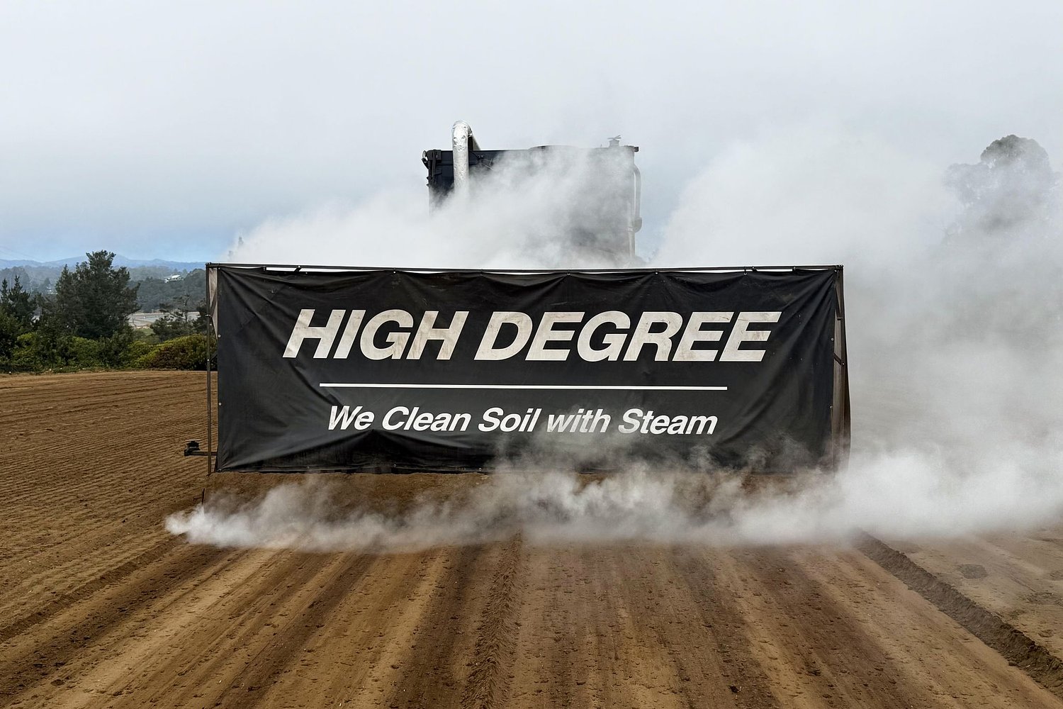 Strawberry farmer hopes steam holds the key to healthy soil and a better crop
