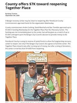 County offers $7K toward reopening Together Place