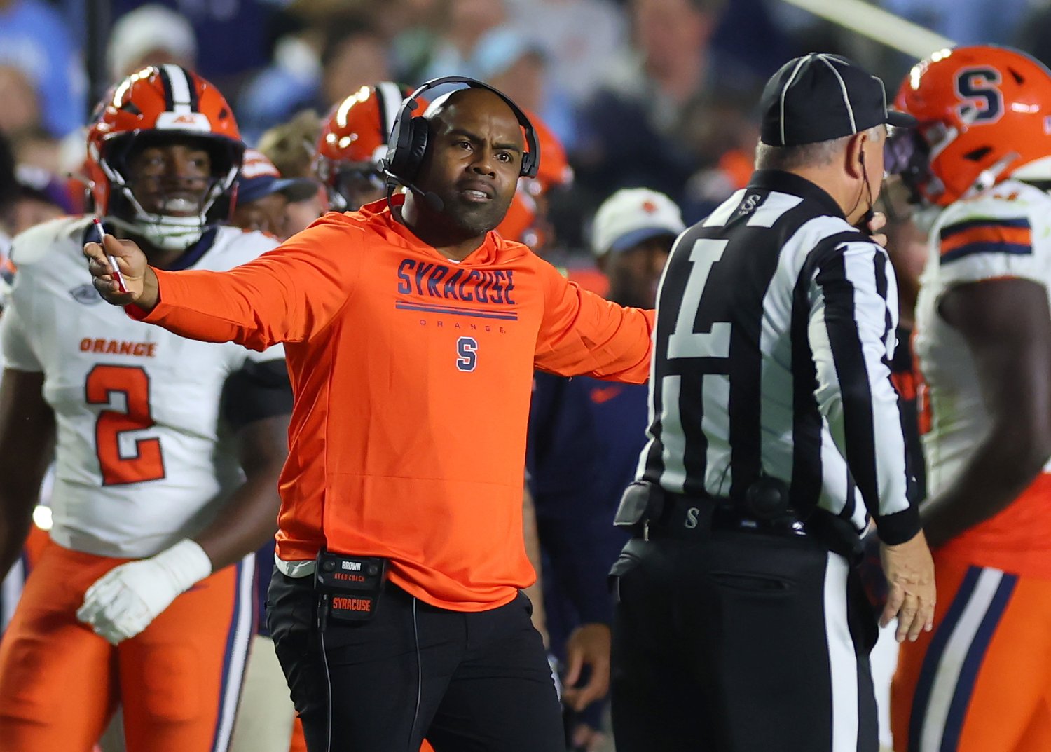 What made Fran Brown worry most during review of Calvin Russell III’s game-winning play?