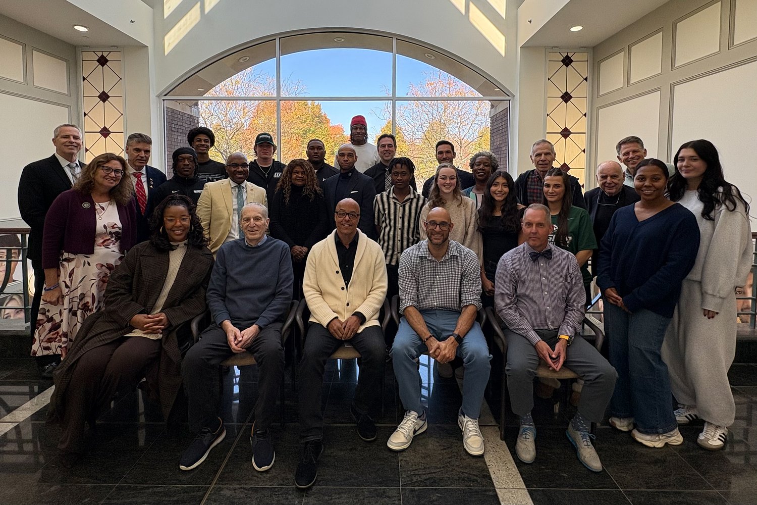 Wagner College’s lecture on sports and injustice featured this Olympic hero’s grandson (photos)