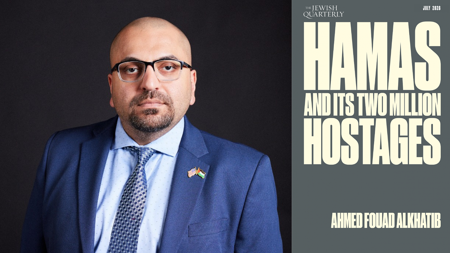 In new book, Ahmed Fouad Alkhatib argues Hamas has held Palestinian population hostage for 20 years