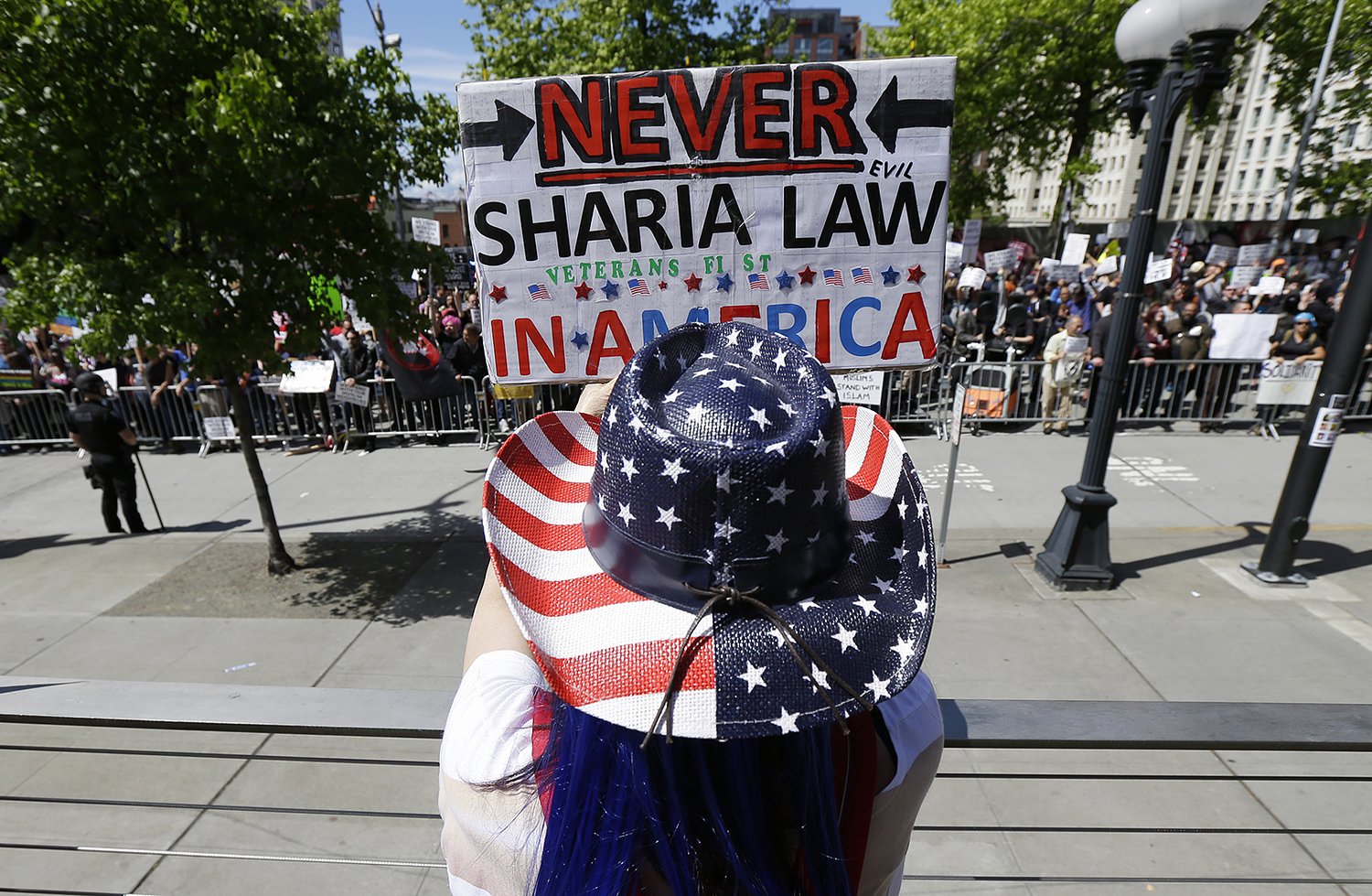 Islamophobic politics is up front. Pro-Israel politics, not so much.