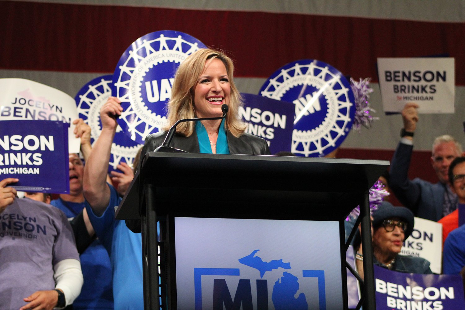 Michigan Democrats back Jocelyn Benson’s pick for lieutenant governor