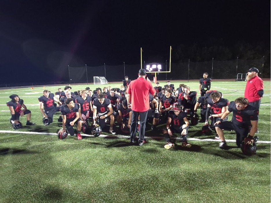 Westfield football’s comeback falls a fingertip short against Cranston West (RI)