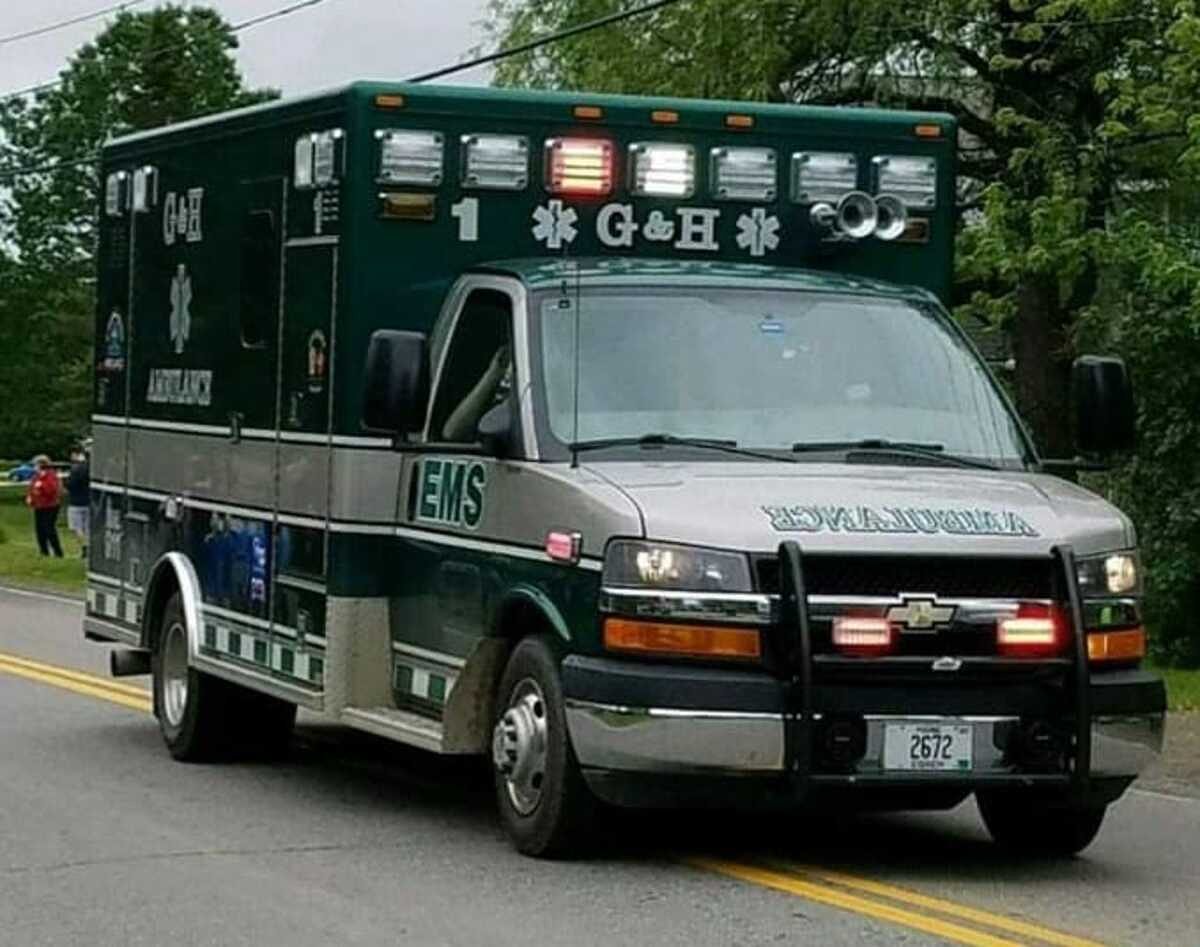Ambulance carrying patient crashes in Bangor