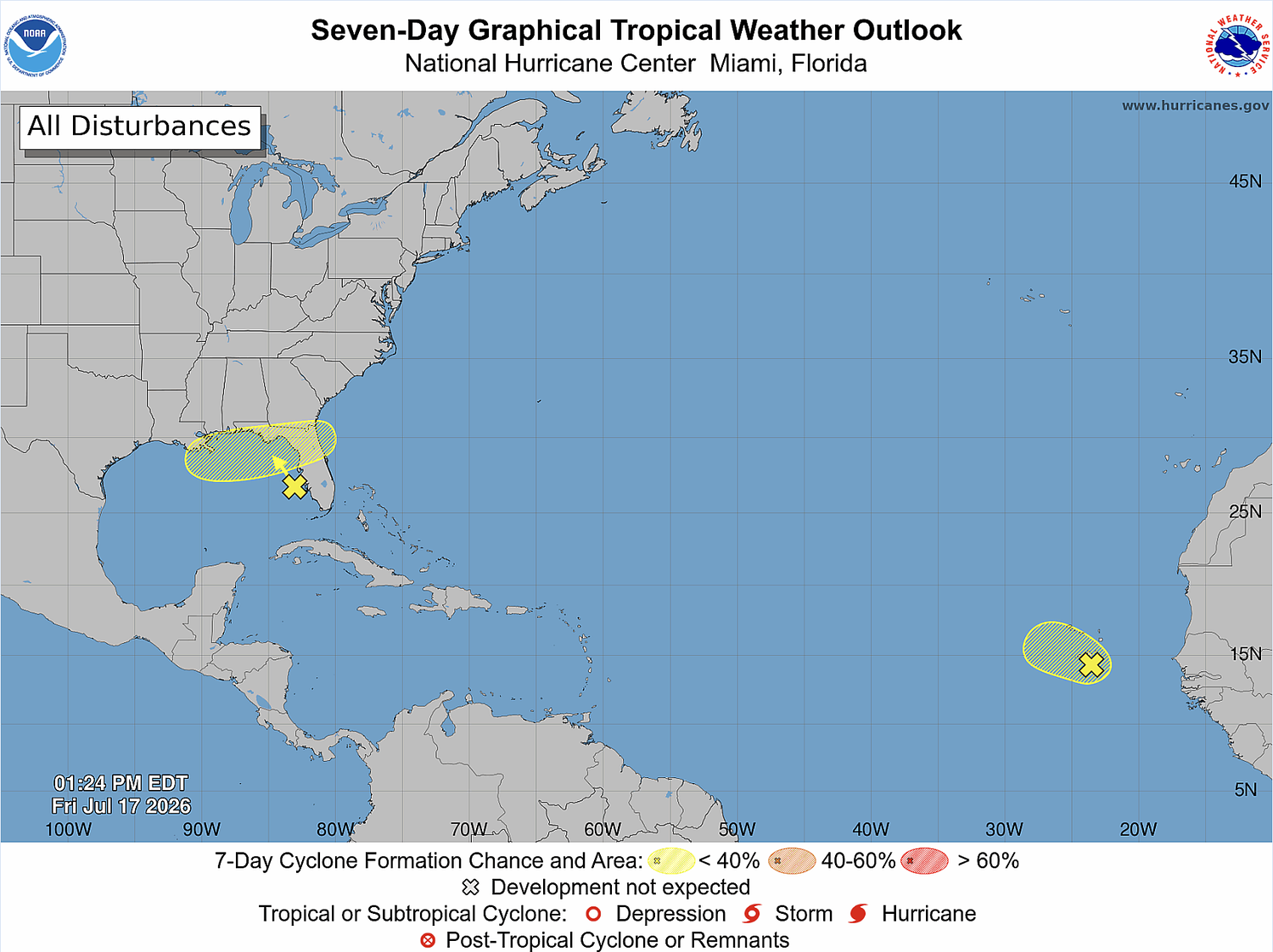 Hurricane forecasters keeping an eye on the Gulf this weekend