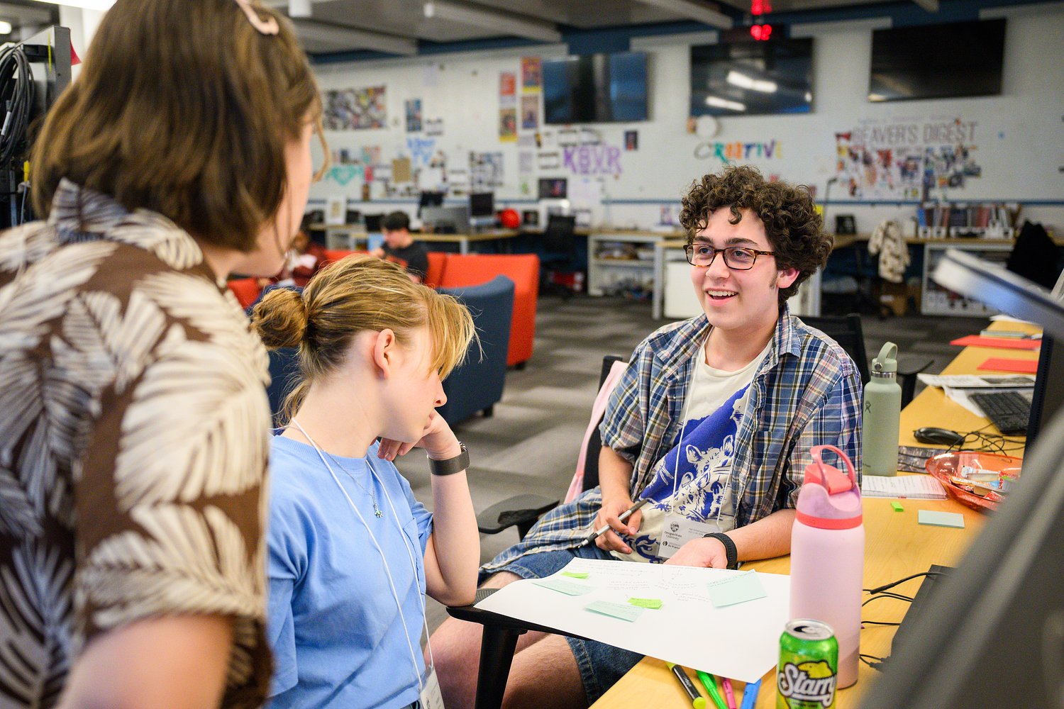 Student voices: Journalism students make friends fast at camp