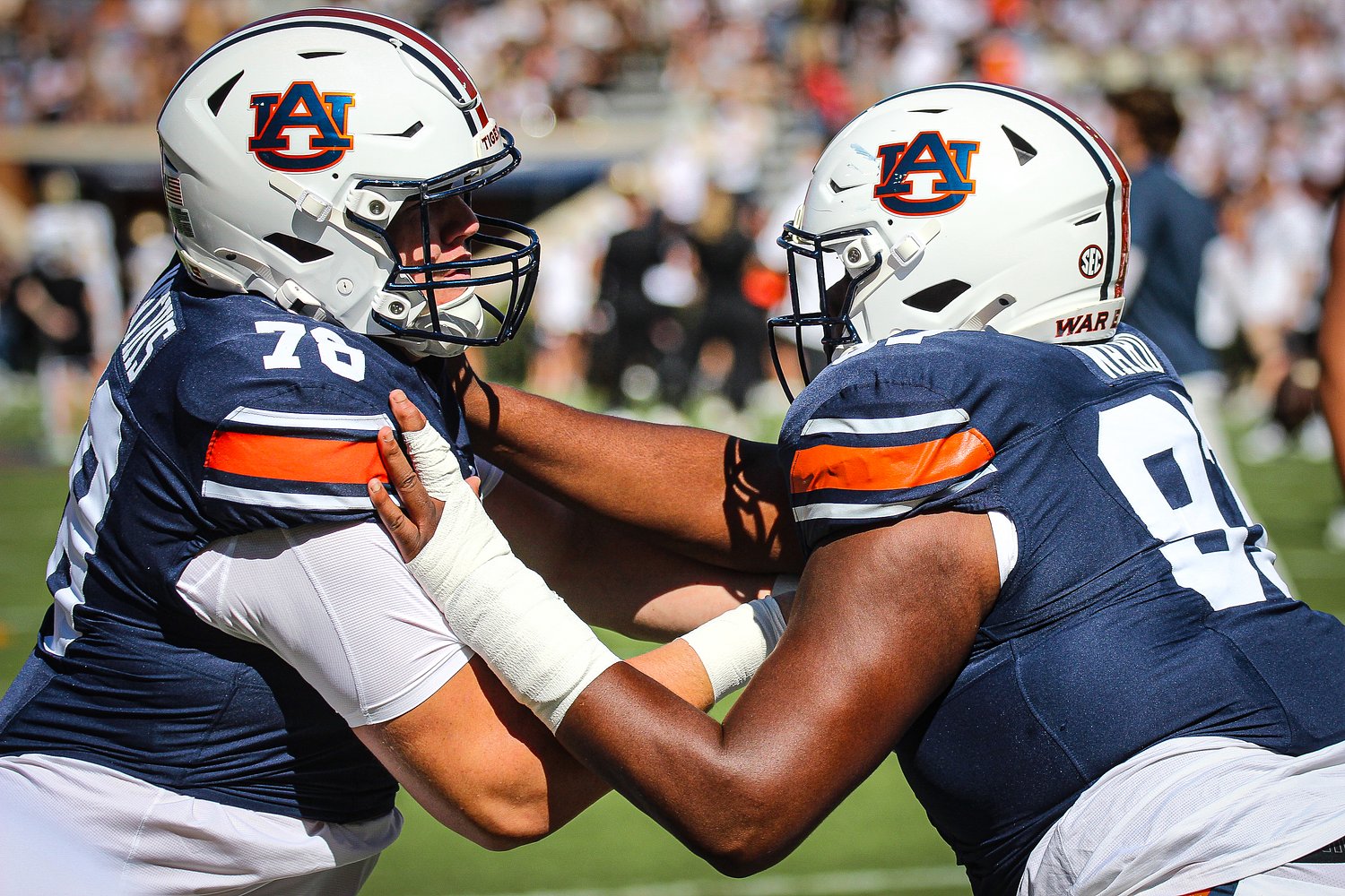 OL Stanton Ramil on Auburn’s 22 offensive penalties this season: ‘We’re working on it’