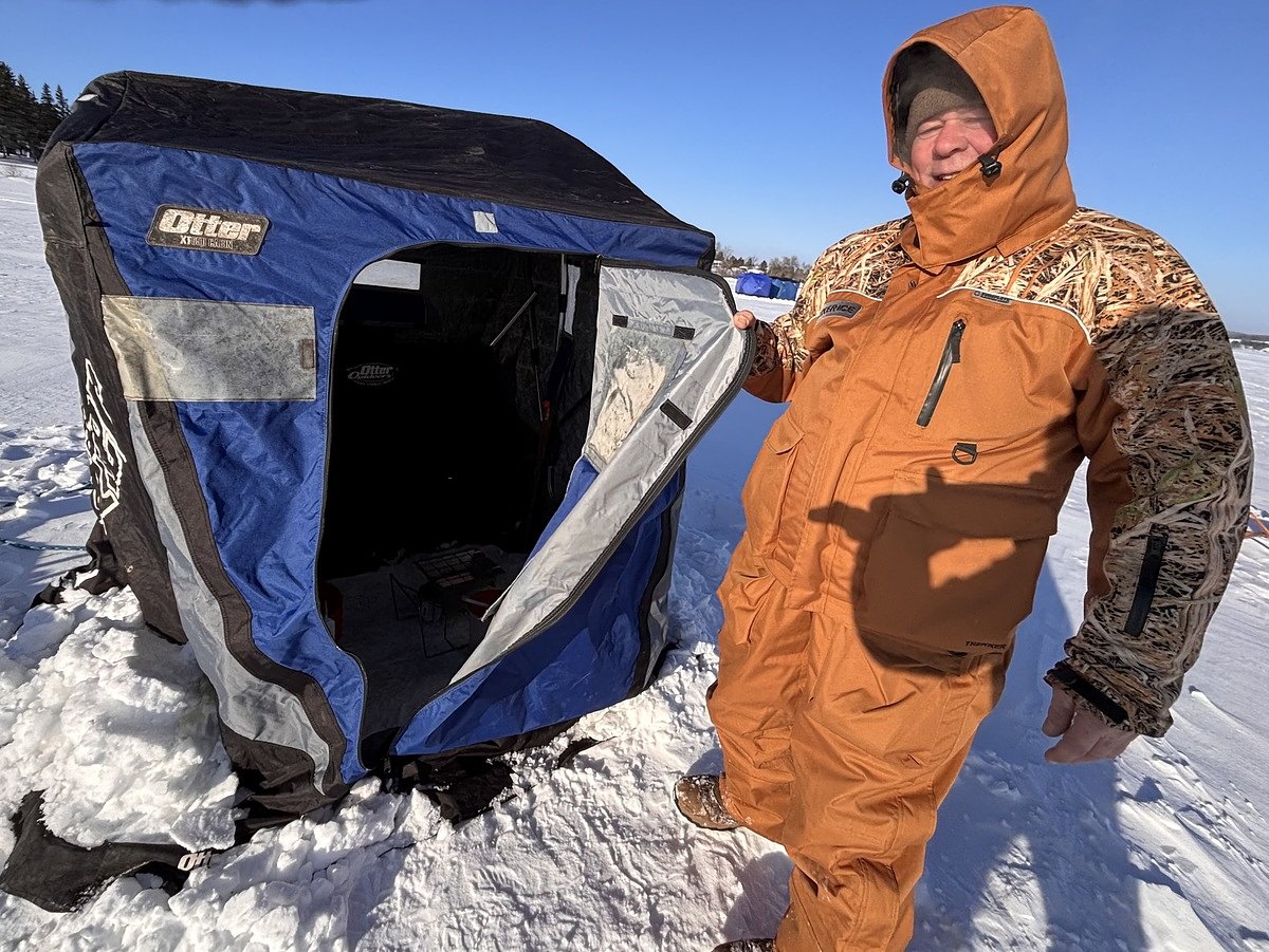 Sub-zero temperatures didn't stop Maine's largest ice fishing derby