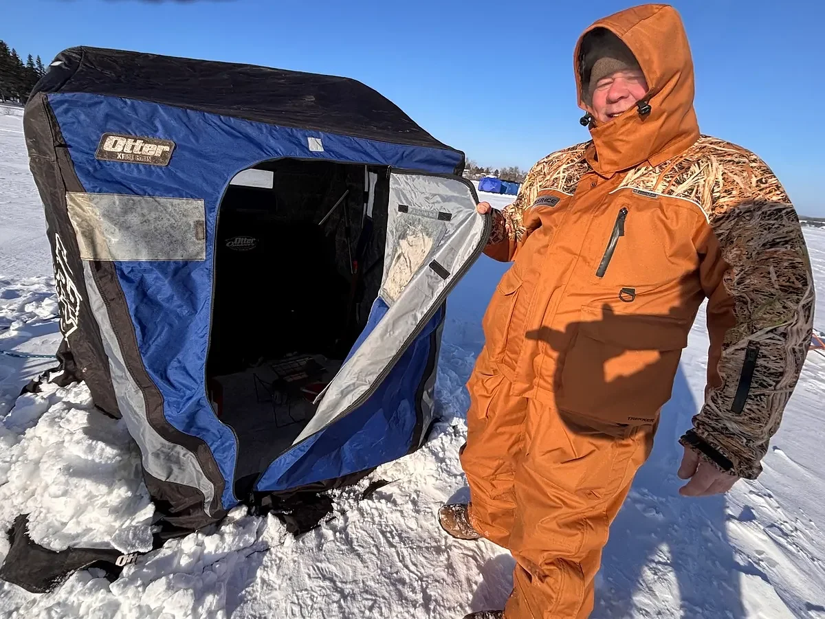Sub-zero temperatures didn't stop Maine's largest ice fishing derby