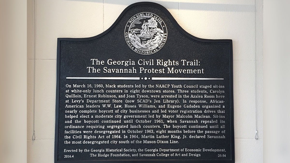 1960: Black students stage lunch counter sit-ins in Savannah