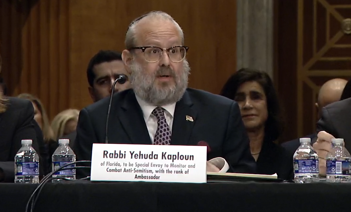 Antisemitism envoy nominee Kaploun emphasizes need for education in Senate hearing