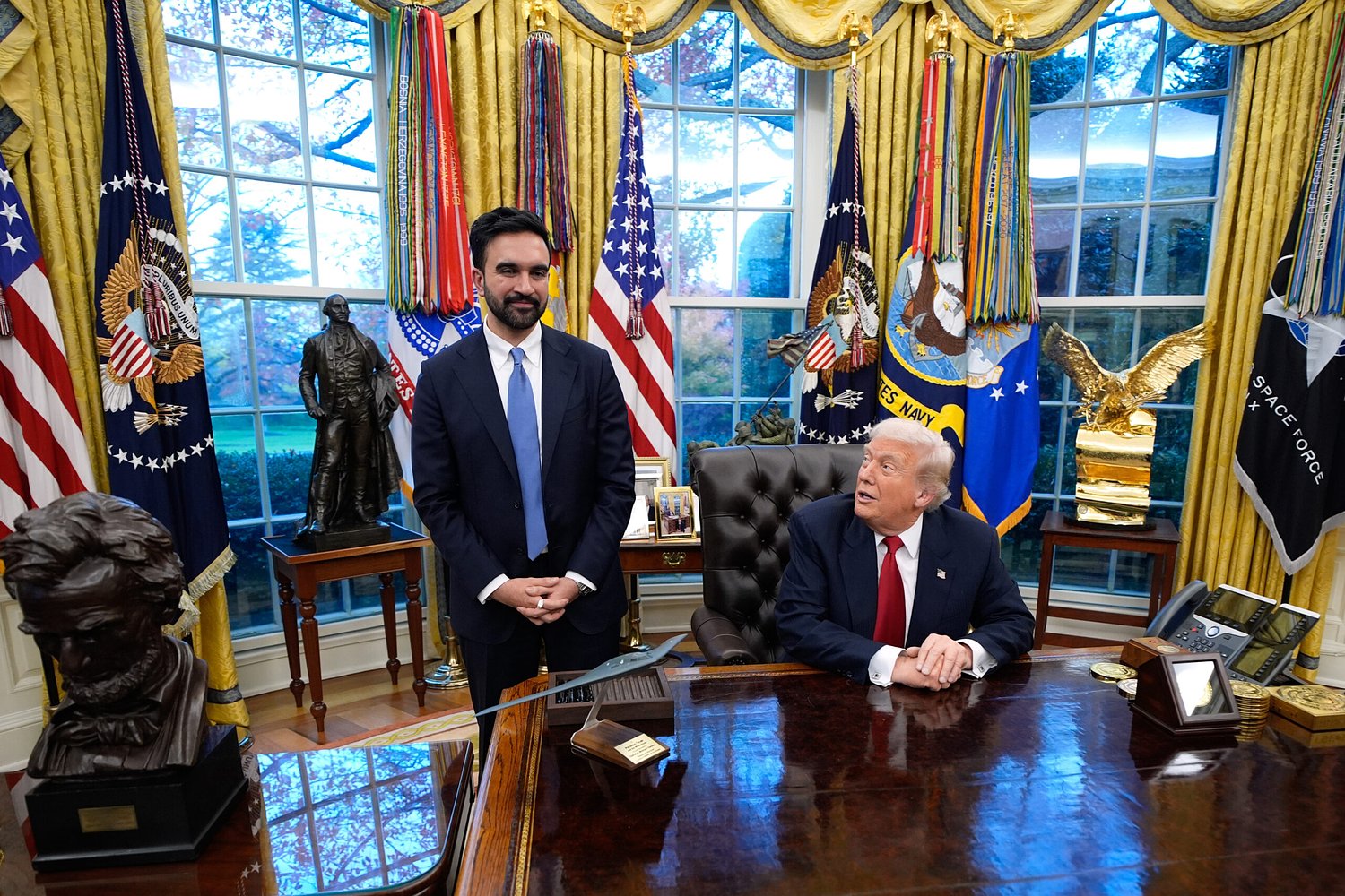 Trump and Mamdani strike friendly tone, sidestep questions on Israel and antisemitism