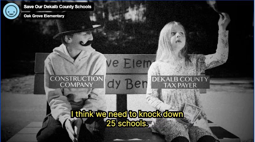 Parents take innovative steps to protest DeKalb County's school assignment project