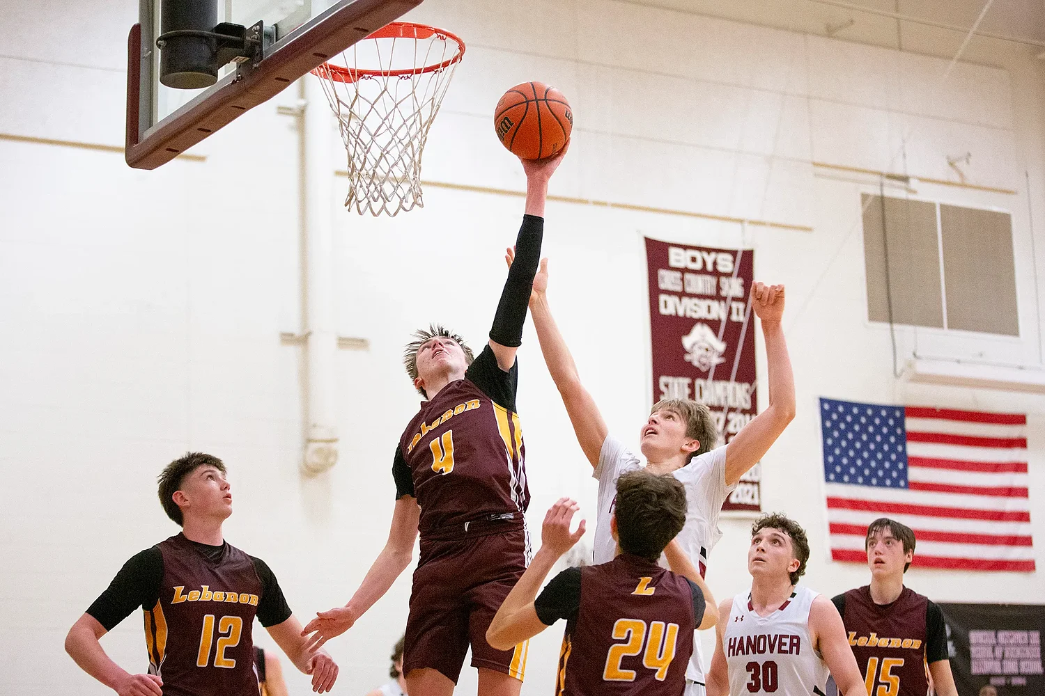 Hanover basketball teams sweep Lebanon