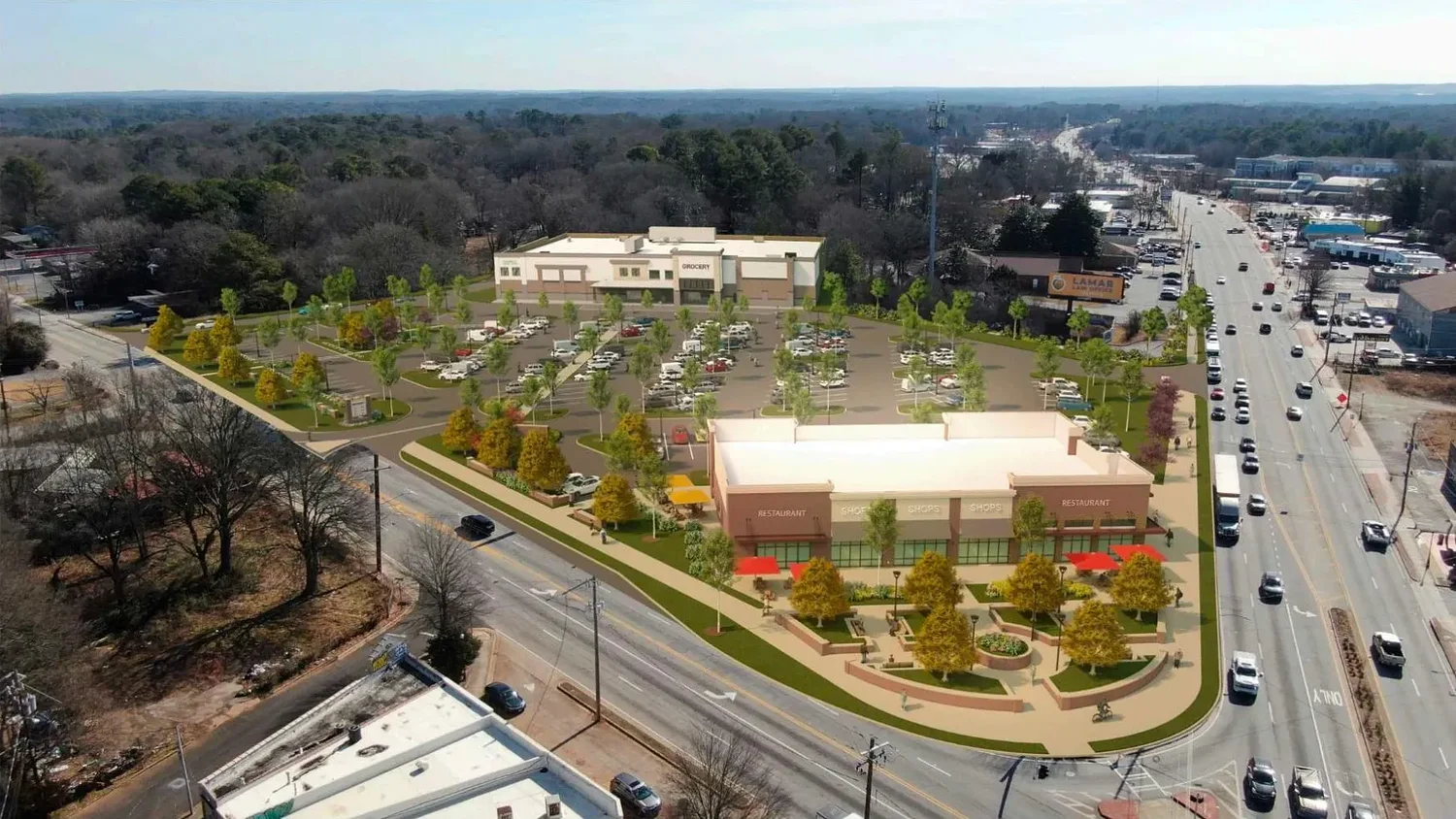 Groundbreaking ceremony for $28.9M Candler Crossing development in Decatur